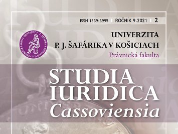STUDIA IURIDICA Cassoviensia 2/2021