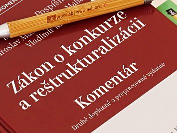 Oddnes je účinná novela zákona o konkurze a reštrukturalizácii