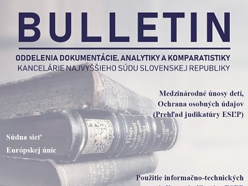 Bulletin Najvyššieho súdu SR 1-2/2018