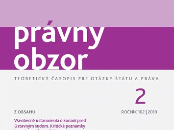 Právny obzor 2/2019