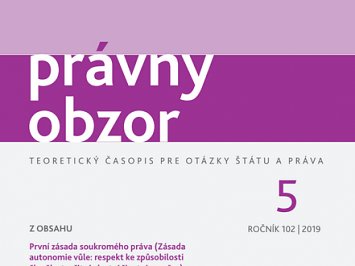 Právny obzor 5/2019