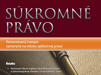 Súkromné právo 5/2019