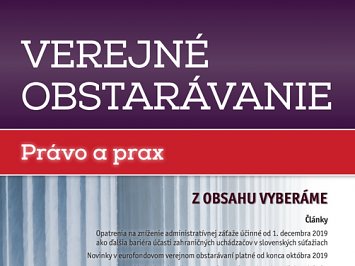 Verejné obstarávanie – právo a prax 6/2019
