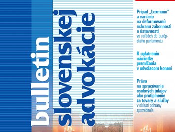 Bulletin slovenskej advokácie 12/2019