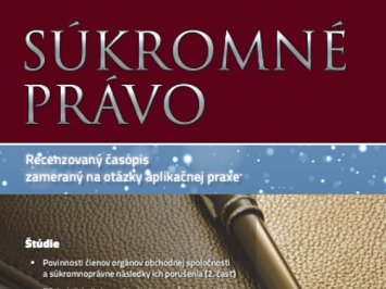 Súkromné právo 6/2019
