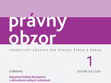 Právny obzor 1/2020