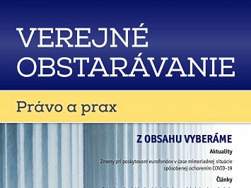 Verejné obstarávanie  - právo a prax 3/2020