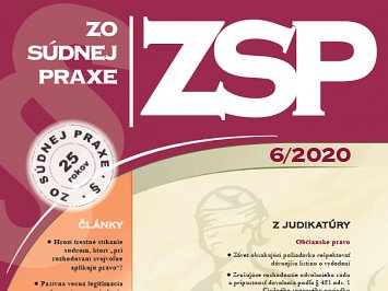 Zo súdnej praxe 6/2020