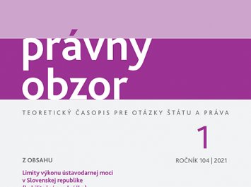 Právny obzor 1/2021