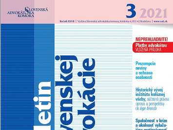 Bulletin slovenskej advokácie 3/2021
