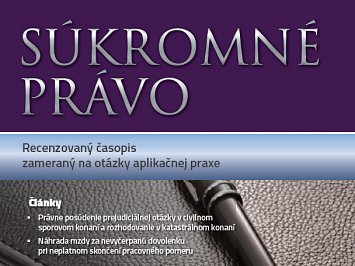 Súkromné právo 3/2021