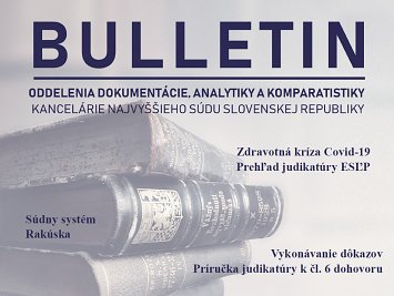 Bulletin Najvyššieho súdu SR 2/2021