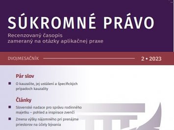 Súkromné právo 2/2023