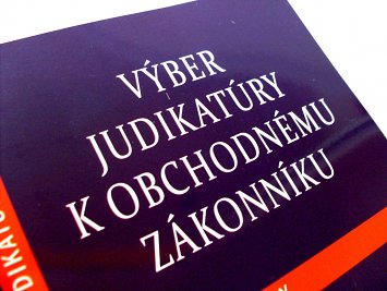 Výber judikatúry k Obchodnému zákonníku